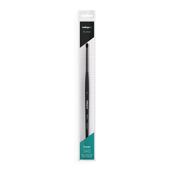 Pinceau - set av penslar Vallejo - 2021220 - : B06002 - Shader - platt pensel - syntetisk 2