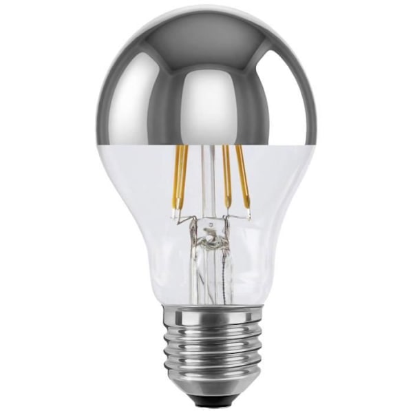 LED-lampa - SEGULA - 55369 - E27 - 3.2 W - Varmvit - Silverfärgad Silver