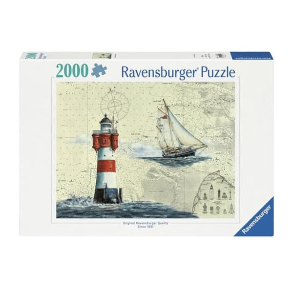 Ravensburger pussel plus romantisk leuchtturm, 2000e.