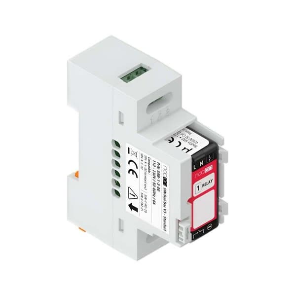 DIN-skena V3 Standardversion för elektriska moduler 6A IP20 NODON Vit