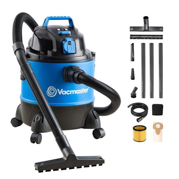 Vattentät och Dammsugare - Vacmaster - VQ1220PFC - 1250W - 20L - Industriell