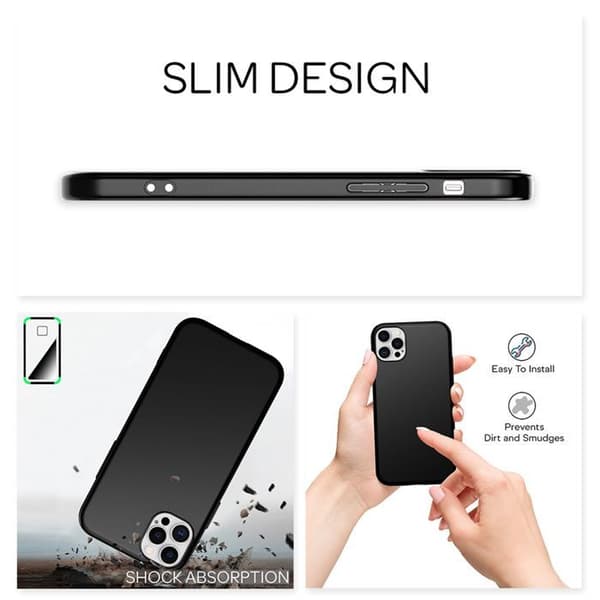 Skal - NALIA - iPhone 12 Pro Max - Matt finish - Stötsäker - Slim