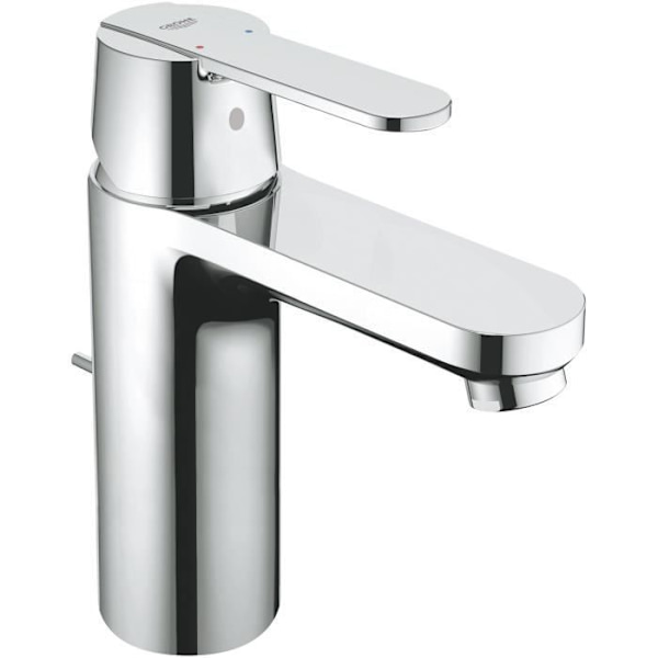 GROHE Get tvättställsblandare, popup-avfall, medföljande sil, vattenbesparande luftare, M-storlek, 23454000 Pengar