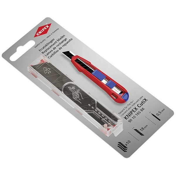 Knipex 90 10 165 E02 reservblad för 90 10 165 BK (10x) 119 mm Knipex 90 10 165 E02 10 st.
