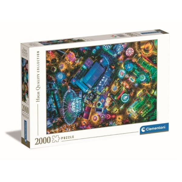 2000 bitars pussel Clementoni Flygfoto Flerfärgad