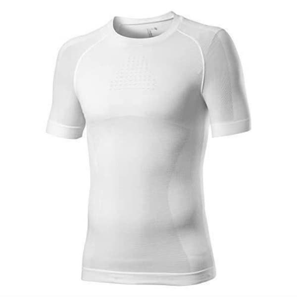 Långärmad T-shirt - CASTELLI - Core Seamless Layer Ss - Vit - Slim fit - Polyester & Polypropen Vit XXL