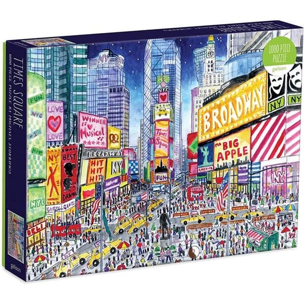 Pussel 1000 bitar: Michael Storrings, Times Square Enfärgad