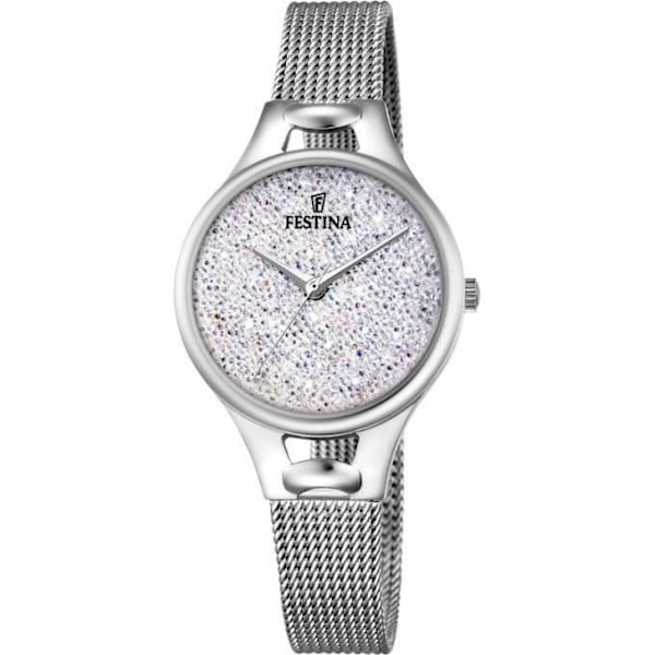 Klocka - Festina - Mademoiselle F20331-1 - Rostfritt stål - Milanese armband - Swarovski urtavla Pengar