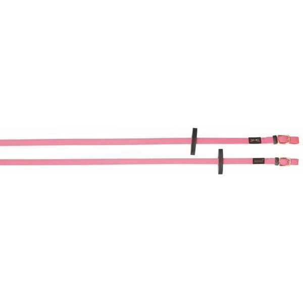 Släta hästtyglar T de T Biotack® - rosa - 13 mm