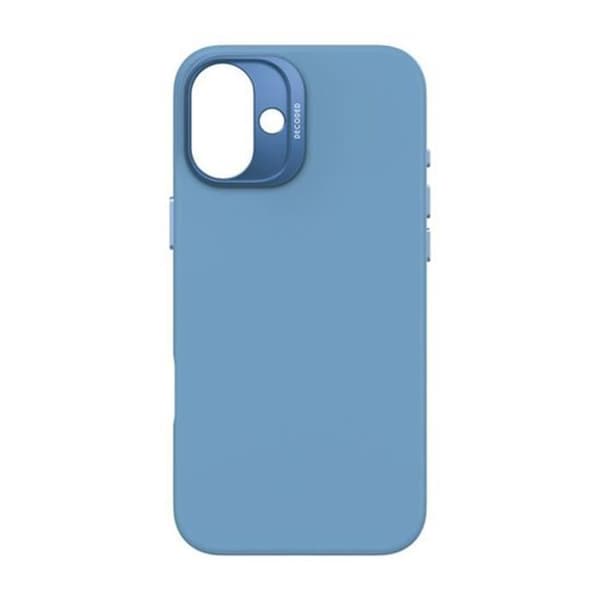 Coque för iPhone 16 Plus Kompatibel med MagSafe Stötsäker och Antimikrobiell Decoded Blå Blå