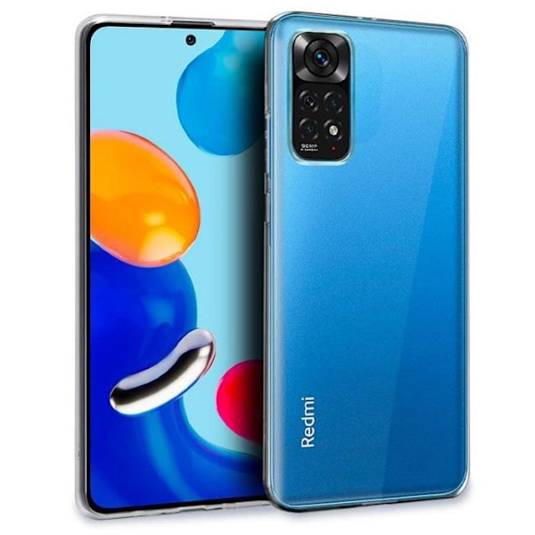 Coola smartphones - surfplattor tillbehör Silikonfodral till Xiaomi Redmi Note 11/Note 11S Transparent