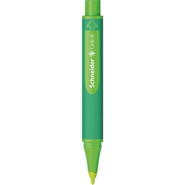 Stiftpenna - Link-It - Grön Äpple - 0,4 mm - Locklös - Ergonomisk Äppelgrön