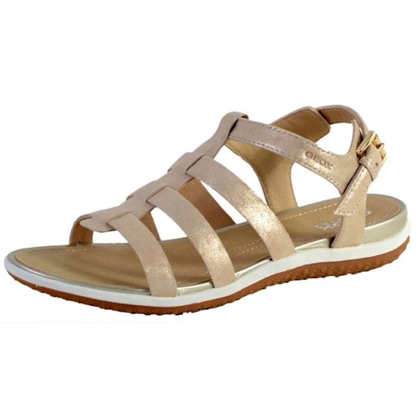 Sandaler - Geox - Dam - Läder - Beige - Platt Klack 4cm Beige 40