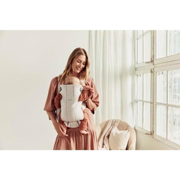Bärsele Mini Jersey 3D Beige - BABYBJORN - Ergonomisk - 0 månader - Födelse - 12 månader Beige