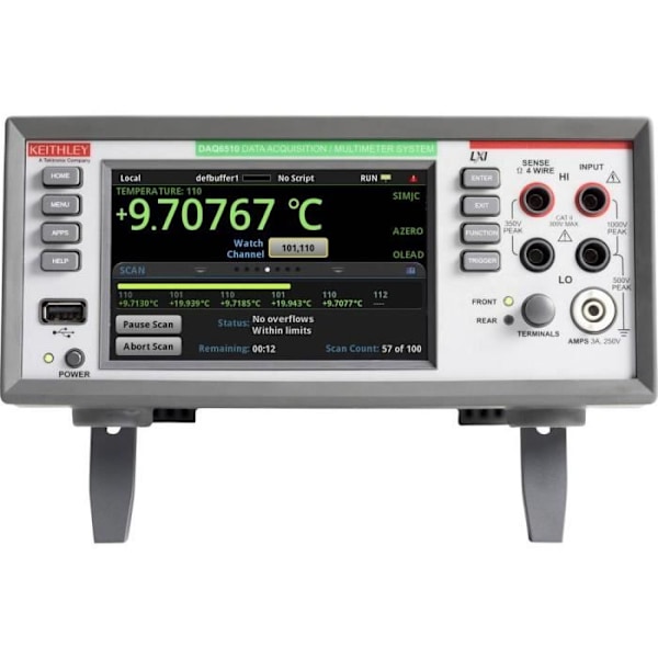KEITHLEY DAQ6510/7700 bordsmultimeter - Digital - Maximal spänning 600 V