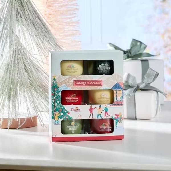 YANKEE CANDLE Presentförpackning med 6 mini ljus i glas