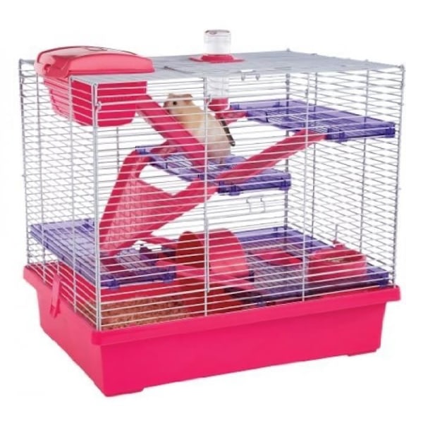 ROSEWOOD Cage Pico - Rosa - För hamstrar Rosa