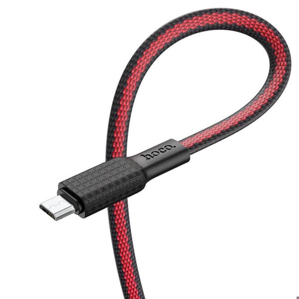 Data kabel - HOCO - Jaeger (X69) - USB-A till Micro-USB - 1,0 m - 2,4A/12W Svart