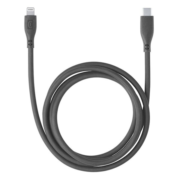 Cellularline Soft Cable - USB-C till Lightning-kabel certifierad MFi 1,2 m (svart)