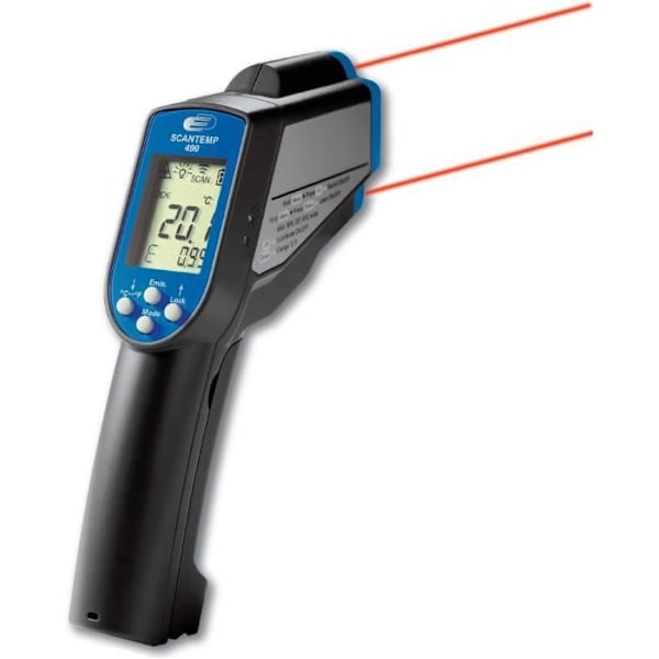 Infrarödtermometer - TFA Dostmann - 31.1123K - Hög precision - HACCP-kompatibel - Område -60 till 1000°C Grön