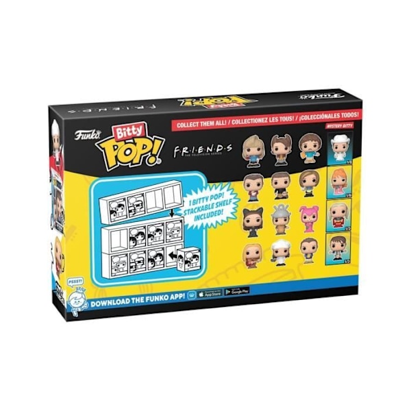 Lite POP! Friends - FUNKO - Phoebe - Pack 4 - Leksak - Inredning