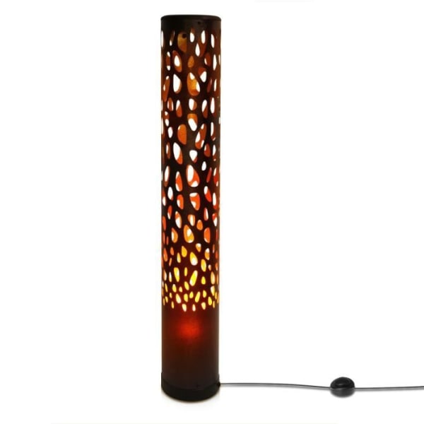 Navaris 40W Flame Effect LED Golvlampa - 80 cm LED Golvlampa med Flame Effect - Design Golvlampa för Sovrum Vardagsrum