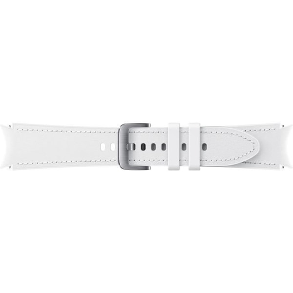 Galaxy Watch4 / Watch5 Läderrem 130mm Vit