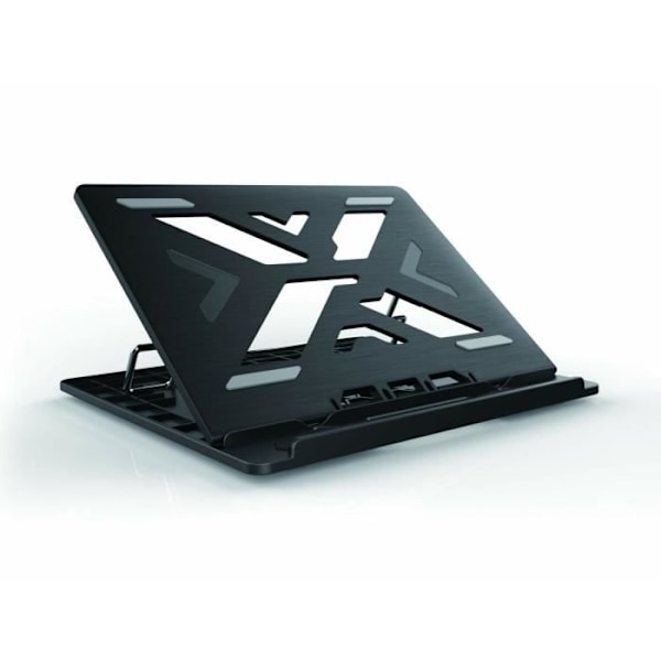 Stöd för bärbar dator - Conceptronic - Thana 03B Ergo S - Svart - Höjdjusterbar - 50 kg max Svart