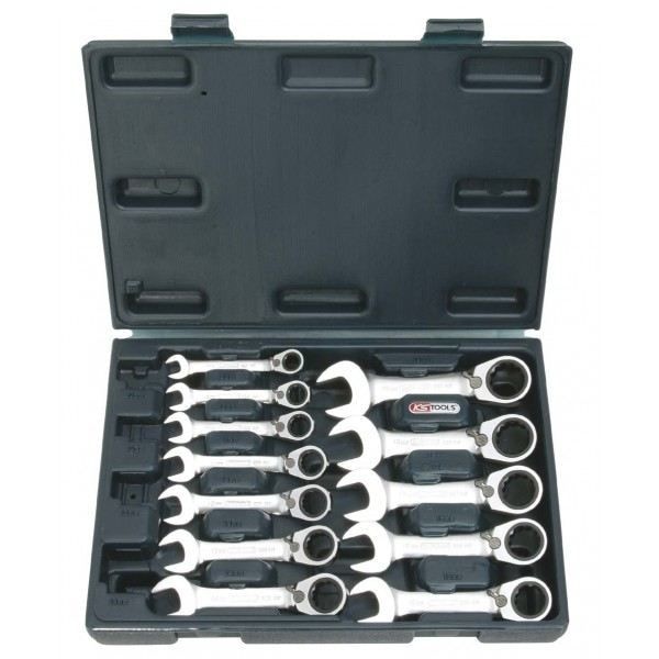 KSTOOLS Krom plus vändbar spärrnyckel - 8-19 mm