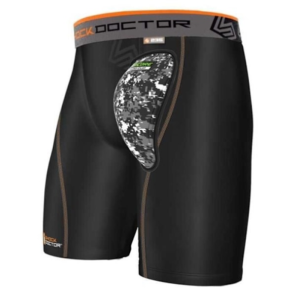 Shock Doctor Air Core Ultra Soft baseballskal med svarta shorts -Shock Doctor - S Svart XXL