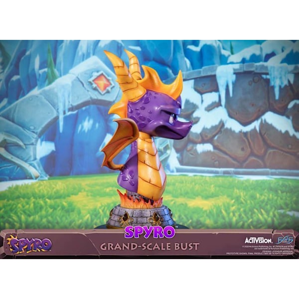First4figures - SPYBGST - Spyro The Dragon Statue (Spyro Large Scale Bust) i harts
