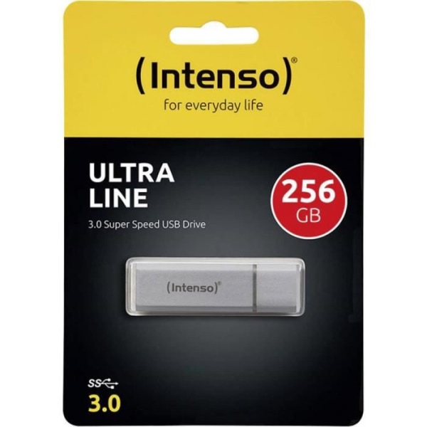 USB-nyckel - INTENSO - Ultra Line 3531492 - 256 GB - Grå - USB 3.0