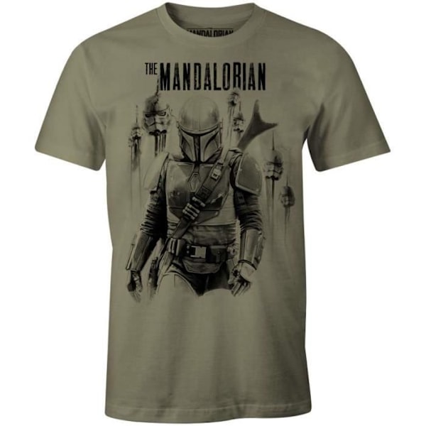 Star Wars The Mandalorian T-shirt - Mandalorian VS Stormtroopers Kaki XL