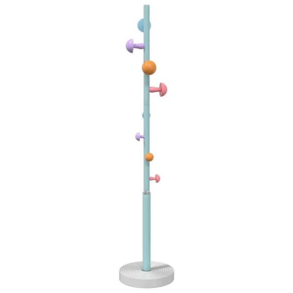 Blå klädhängare 172 cm pulverlackad järn