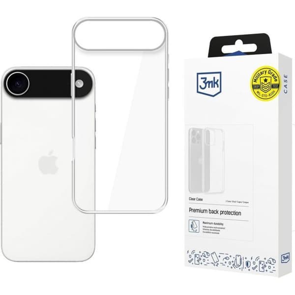 Skydd - 3MK - ClearCase - Transparent - iPhone 17 Air - Diskret och effektivt skydd Transparent