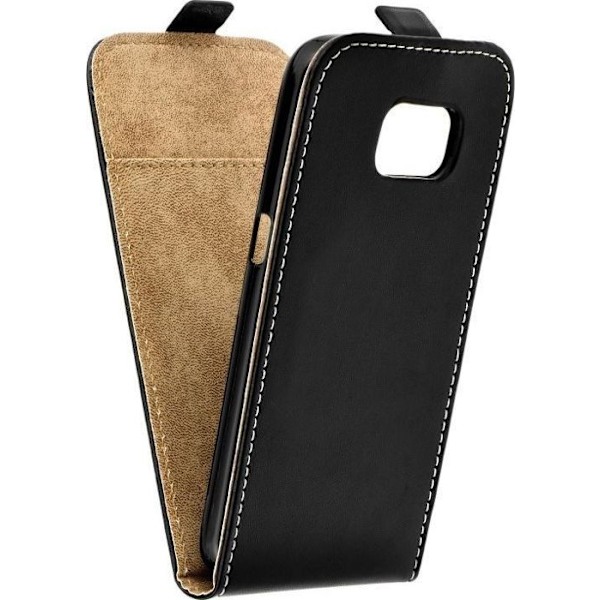 Coque telefon - bumper telefon Partner tele Slim Flexi Fresh vertikal etui för HUAWEI P Smart 2019 svart