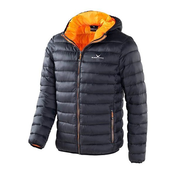 Svart crevice dunjacka - BCR362750-BK-52schwarz/orange52 svart/orange jag