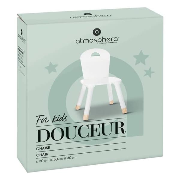 Barnstol "Douceur" vit - Atmosphera Inredningsdesigner Vit
