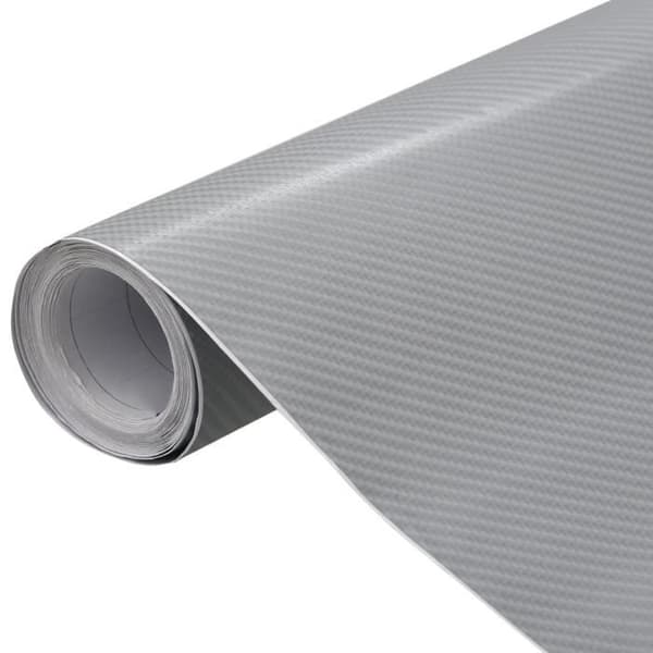vidaXL 4D bilfilmer 2 st Silver 100x150 cm 210728