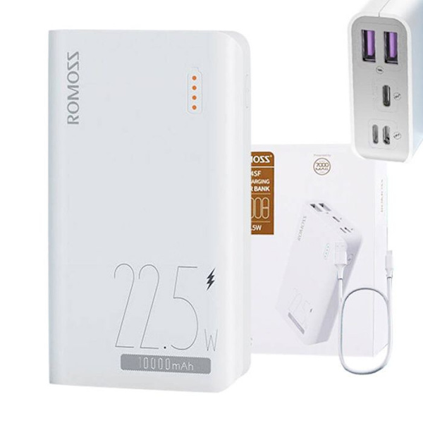 Powerbank Romoss Sense4Sf 10000Mah, 22.5W (Vit)