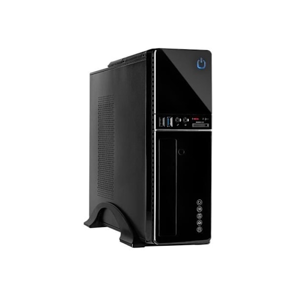 Inter-Tech IT-607 Mini ITX Tower Case - Ingen strömförsörjning - USB-Audio