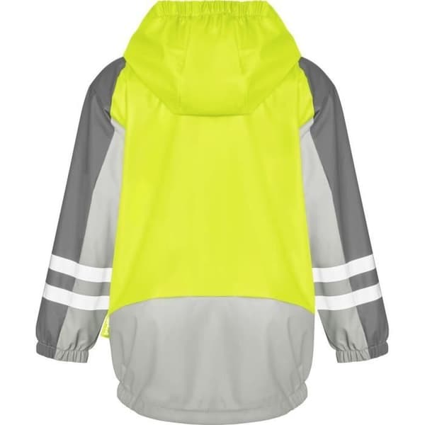 Playshoes 3-i-1 vattentät jacka för barn neon gul 8 år