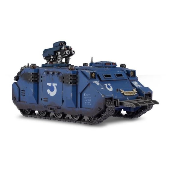 Samlarfigur - GAMES WORKSHOP - Razorback Space Marine - Grå - Warhammer 40000 - Plast Grå