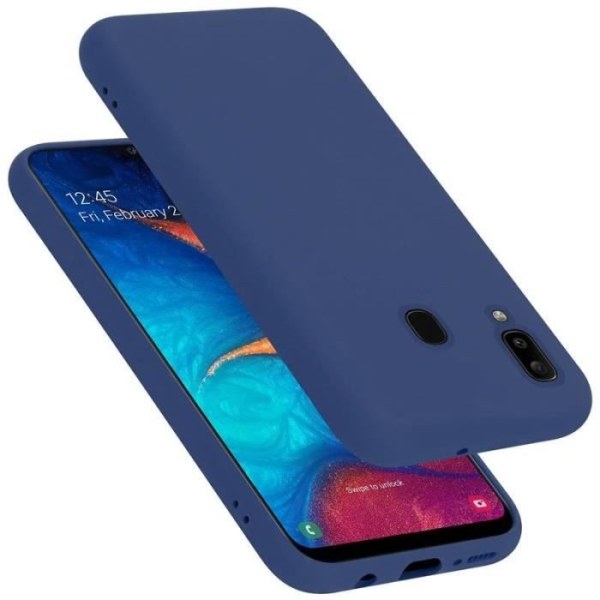 Cadorabo fodral för Samsung Galaxy A20/A30/M10S - i blått - Flexibel TPU silikon