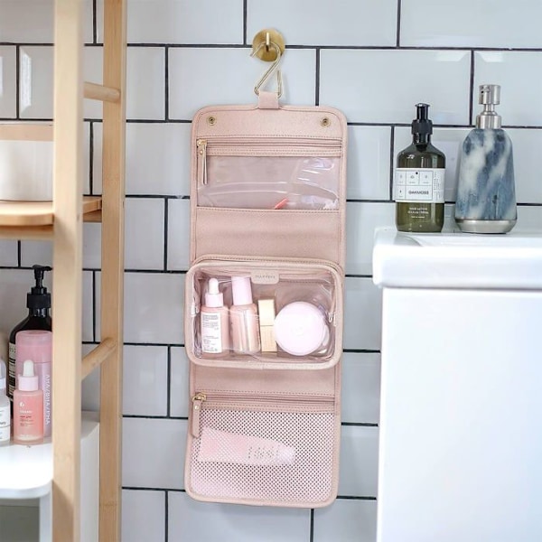 Toalettväska - vanity Stackers - 74539 - Liten hängande toalettväska Ljusrosa