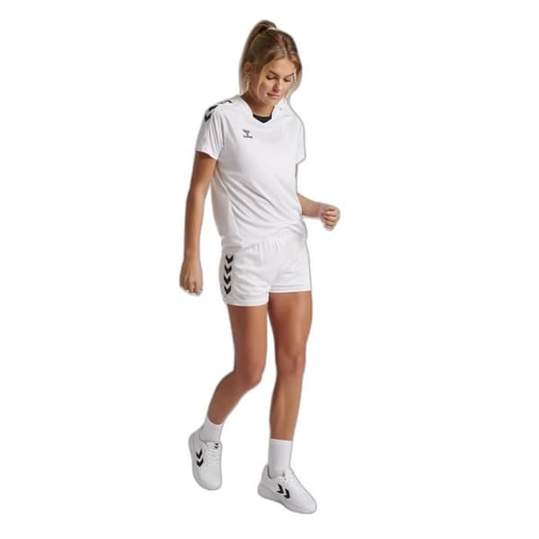 Kort polyester dam Hummel Core XK - vit Vit S