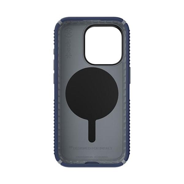 Speck Presidio2 Grip Magsafe - Fodral för iPhone 15 Pro (Kustblå / Dammgrå / Vit)