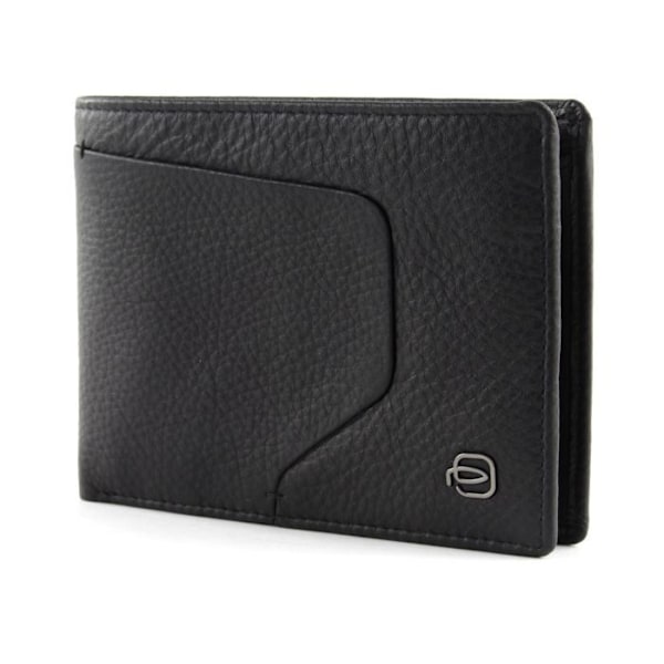 Porte-monnaie PIQUADRO Akron Nero [92849] - Herr - Läder - RFID-skydd svart