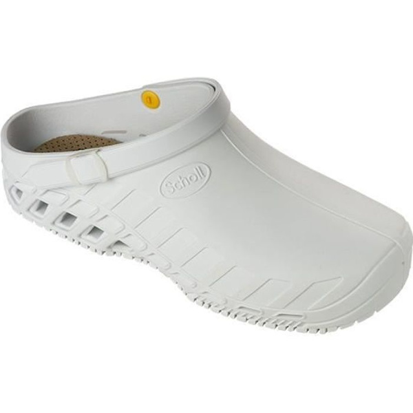 Sabot Clog Evo - Scholl - Vit - Storlek 45 - Halkfria Skor - Optimal Komfort Vit 36