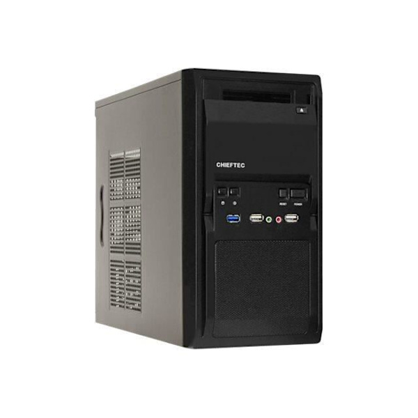 Chieftec LIBRA Series LT-01B PC-fodral - Micro ATX-torn - Ingen strömförsörjning - USB/Audio Svart